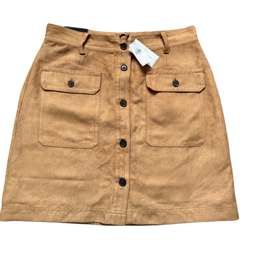 Banana Republic Button-Front A-Line Skirt